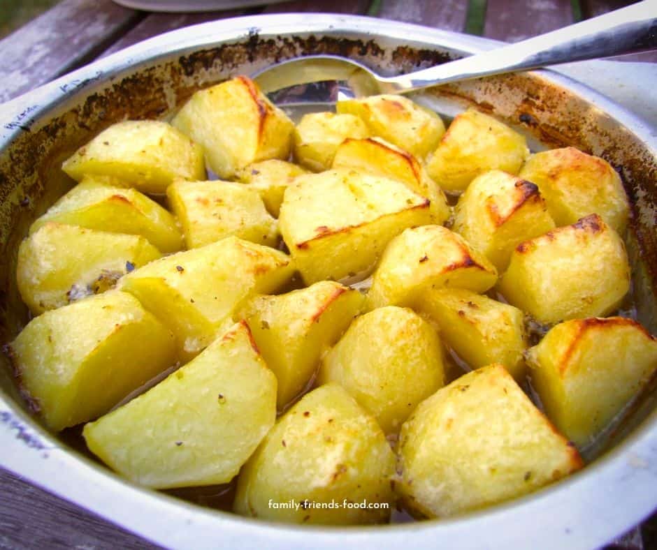 Greek lemon potatoes.