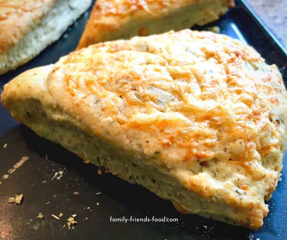Herb and cheese scone.