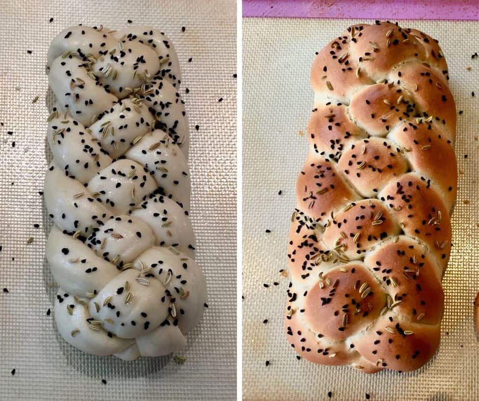 vegan challah in one hour.