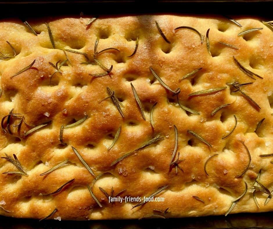 Italian focaccia bread - Let's Eat Smart